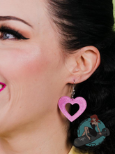 Erstwilder Heart Glitter Resin Drop Earrings
