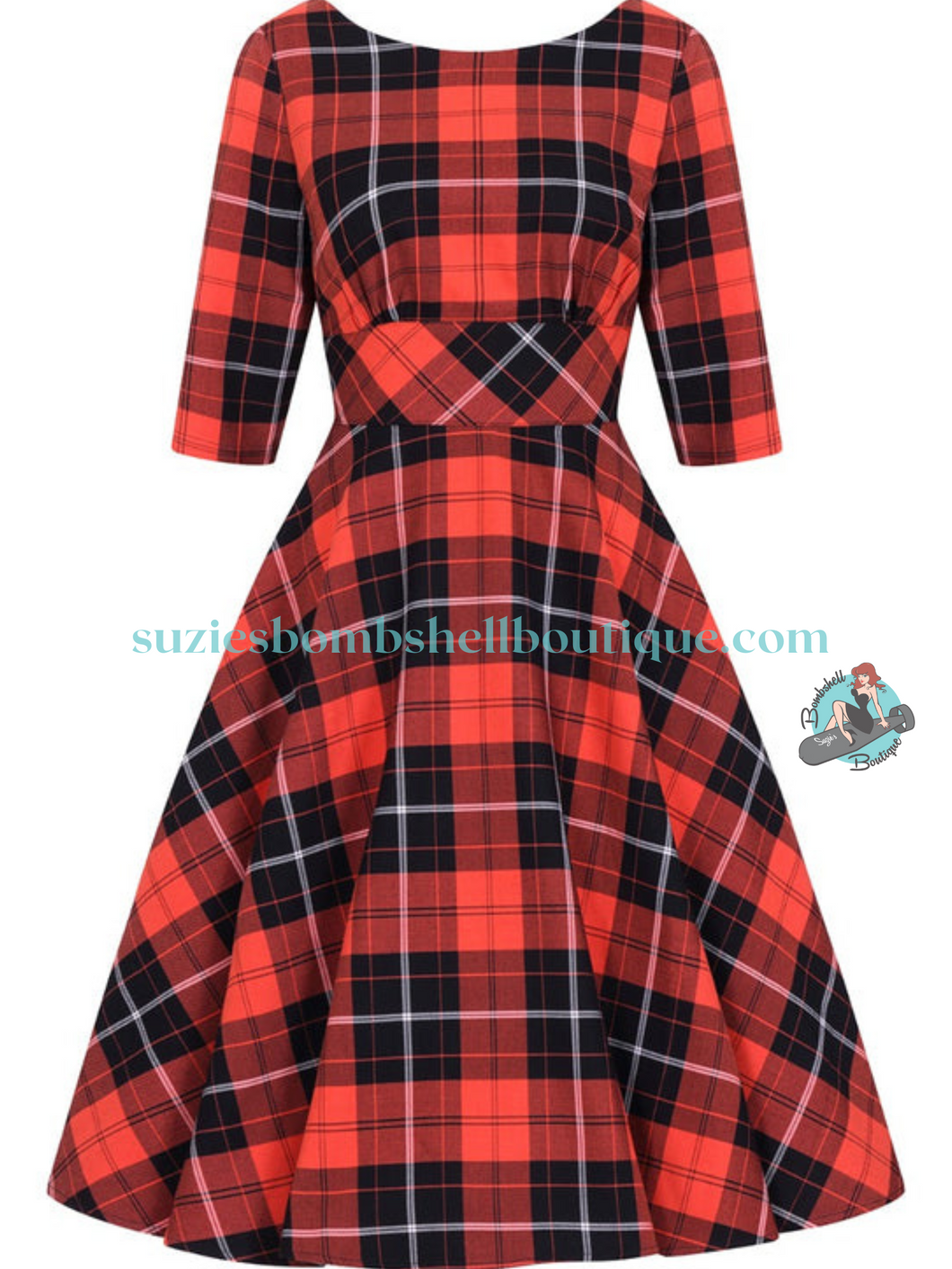 Hell Bunny Clementine 50s Swing Dress – Suzie's Bombshell Boutique Hell Bunny Clementine 50s Swing Dress – Suzie's Bombshell Boutique