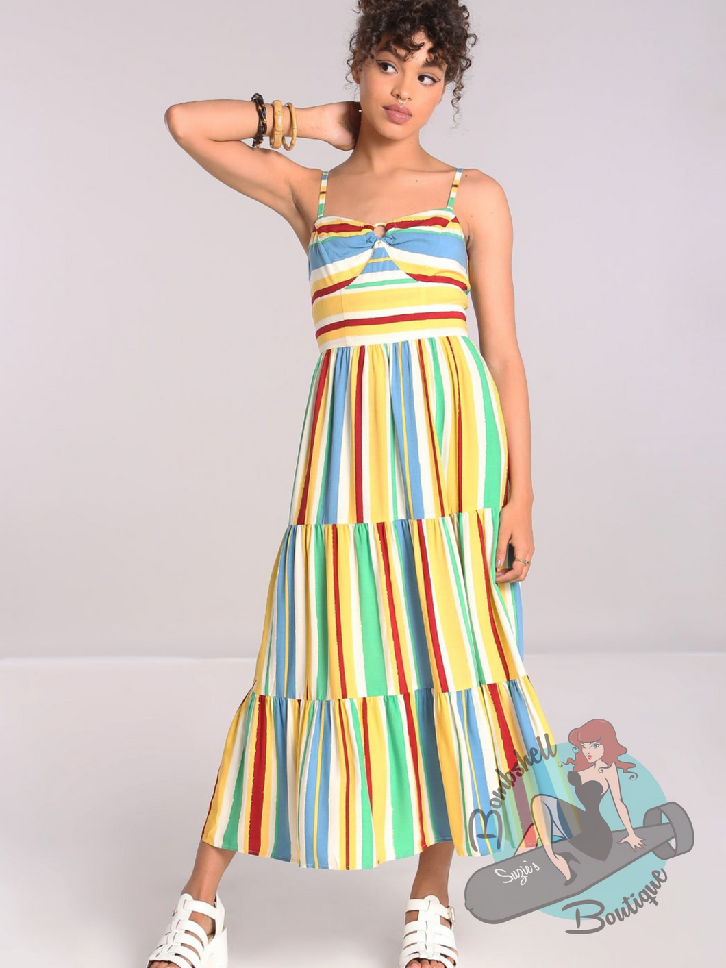 hell bunny maxi dress Hell Bunny Star Sign Maxi Dress