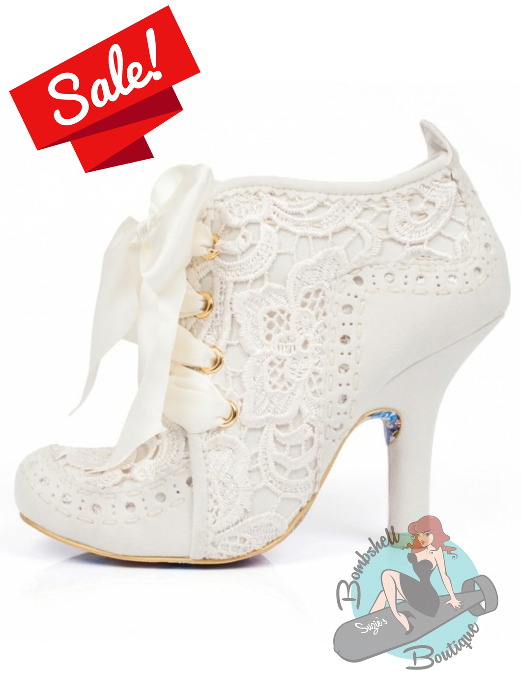 Irregular Choice Abigail's Party Shoes - Cream ‼️LAST PAIR‼️
