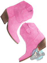 Kali Shoes Genuine Suede Leather Western Ankle Boots - Various Colours