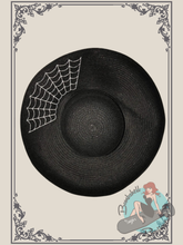 Witchwood Large Brim Widow's Web Sun Hat