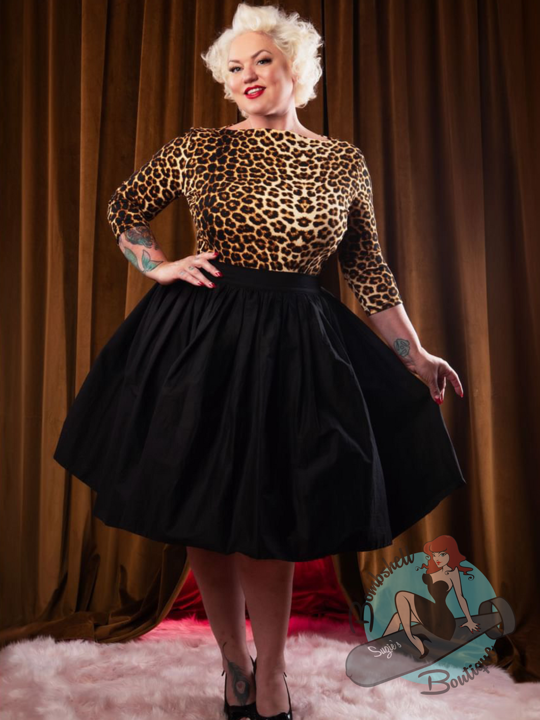Pin Up Essentials Pippa - The Essential Pin-Up Skirt - Various Colours – Suzie's ...
