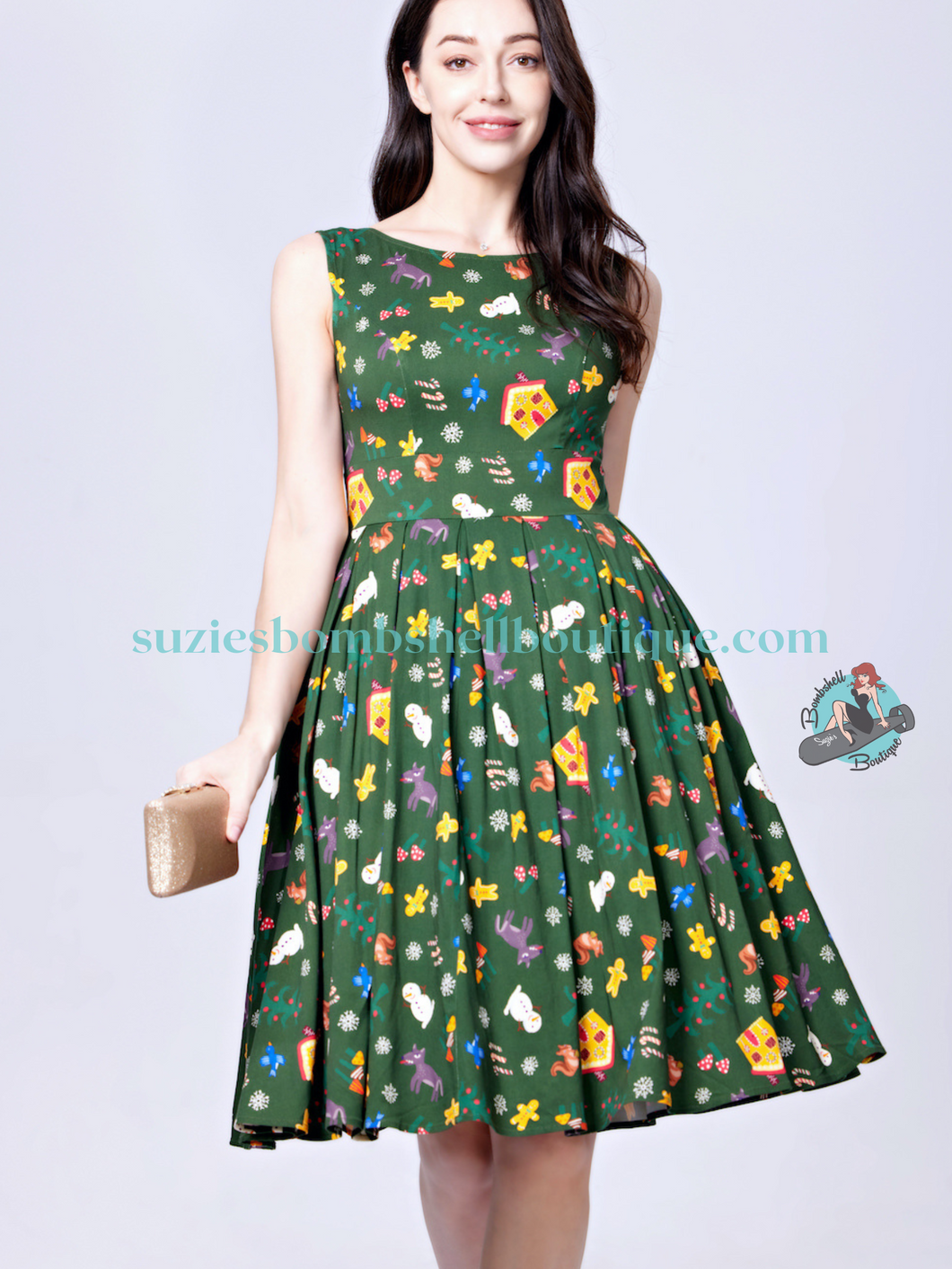 Christmas 50s swing sales dress