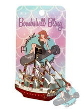 Bombshell Bling Set Sail Brooch - Various Colours