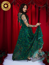 Elle Rebel Divine Creation Scarab Print Maxi Dress - PREORDER