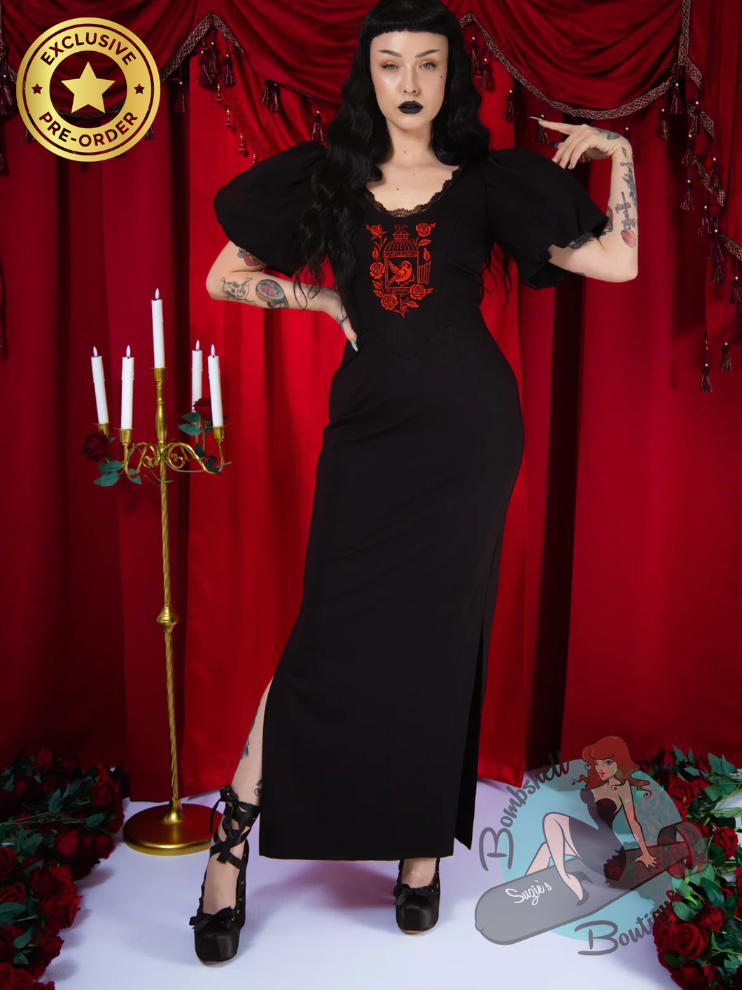 Elle Rebel Gilded Garden Dress - PREORDER