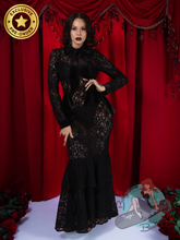 Elle Rebel Duchess du Noir Lace Maxi Dress - PREORDER