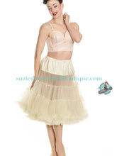 Fluffy tulle petticoat in various colours. This crinoline is perfect for wearing under a pin up 1950s swing dress.