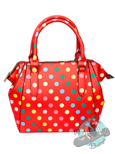 Vintage Red Polka Dot Handbag