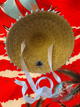 Straw Tiki Sun Hat