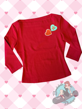 Candy Hearts Audrey Boatneck Top - Various
