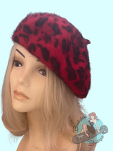 Bombshell Leopard Print Beret - Various Colours