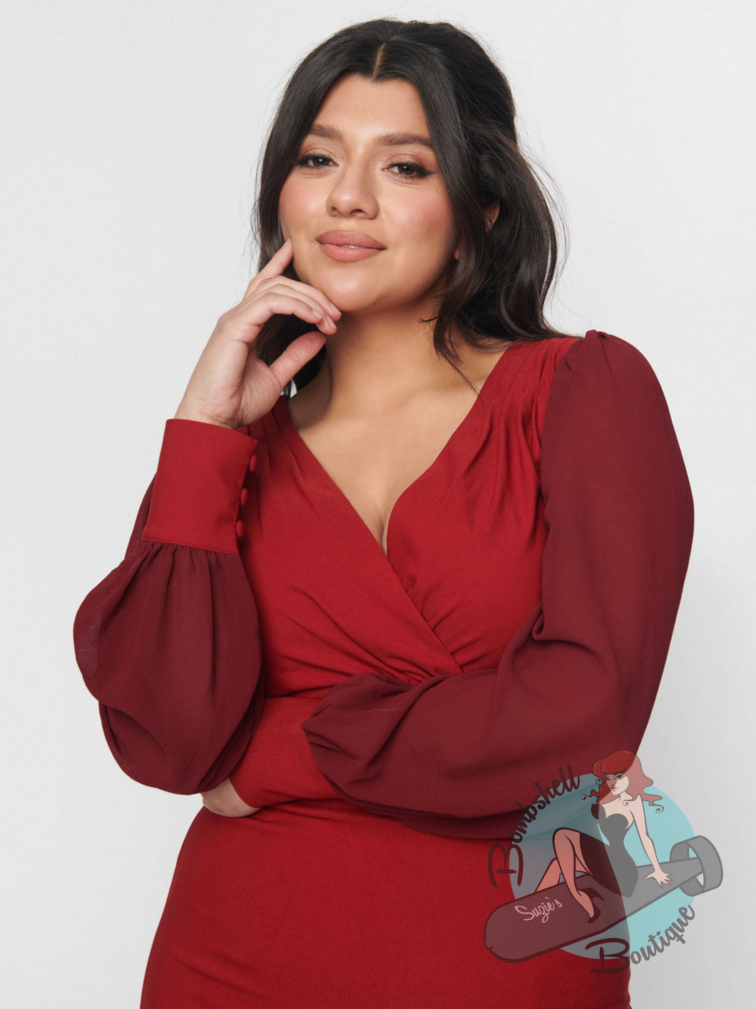 Unique Vintage Delores Burgundy Pencil Dress Suzie's Bombshell Boutique Unique Vintage Delores Burgundy Pencil Dress Suzie's Bombshell Boutique