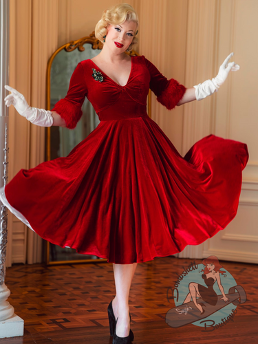 50s glamour dresses hot sale