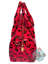 Hot Pink Leopard Print Vintage Handbag