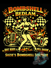Bombshell Bedlam Women's & Men's / Unisex Rockabilly T-Shirt