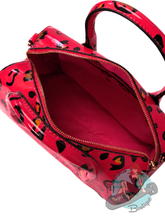 Hot Pink Leopard Print Vintage Handbag