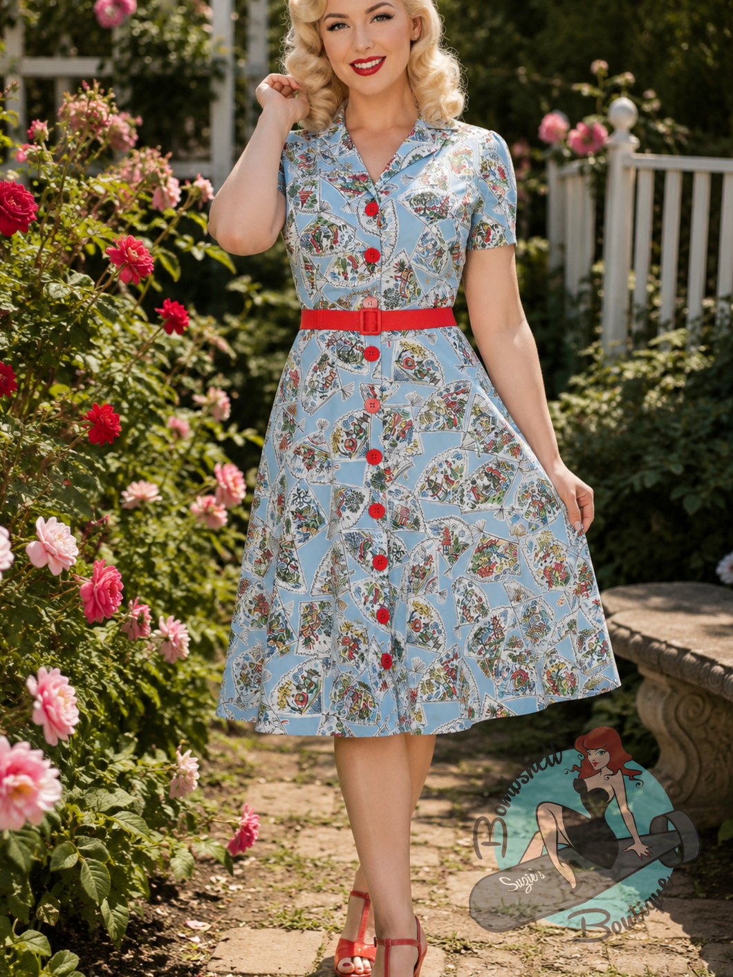 Rock n Romance Charlene Shirtwaister Dress