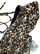 Flirty Bettie Leopard Print Romper