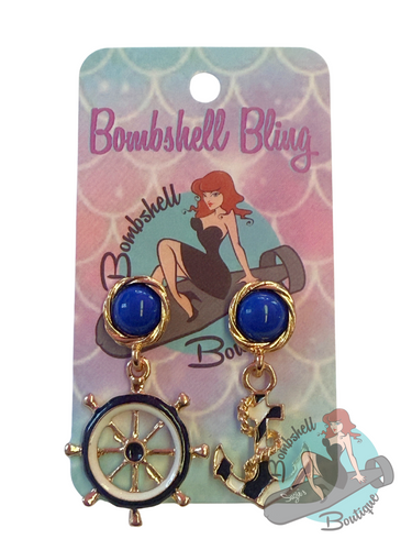 Bombshell Bling Set Sail Earrings