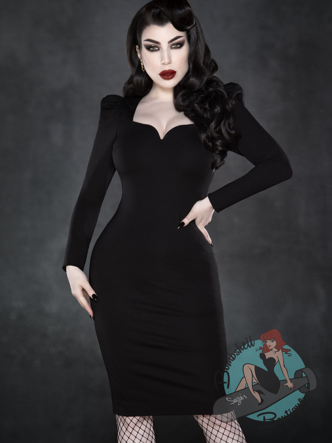 Gothic pin up dress best sale