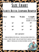 Flirty Bettie Leopard Print Romper