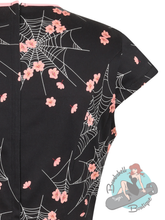 Banned Retro Kaori Spiderweb Blossom Dress