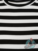 Black & White Striped Barbiecore Pencil Dress