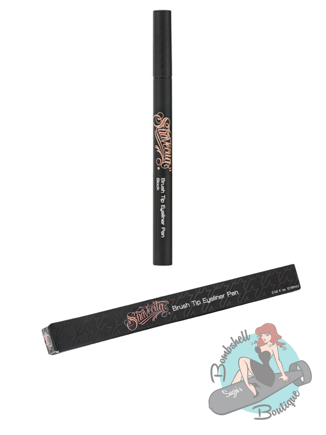 Suavecita Brush Tip Eyeliner Pen Matte Black Suzie s Bombshell