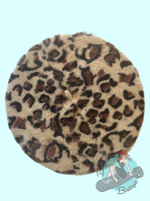 Bombshell Leopard Print Beret - Various Colours