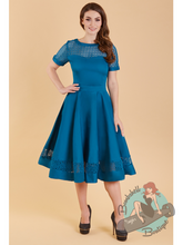 Dolly & Dotty Teal Swing Dress