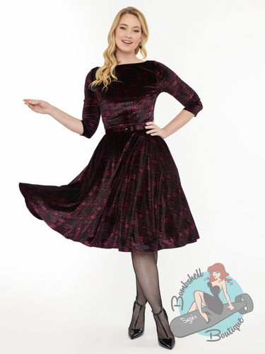 Unique Vintage x Disney Jack Skellington Devon Swing Dress