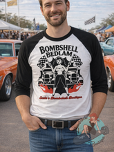 Bombshell Bedlam Men's / Unisex Baseball T-Shirt