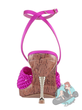 Nina Shoes Metal Heeled Sandals - Various Colours