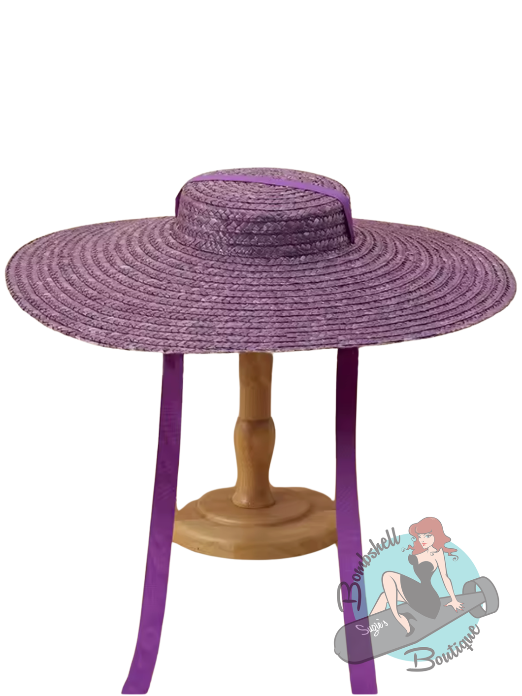 Wide Brim Straw Sun Hat - Various Colours
