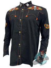 Western Evil Death's Head Moth Men's Western Shirt