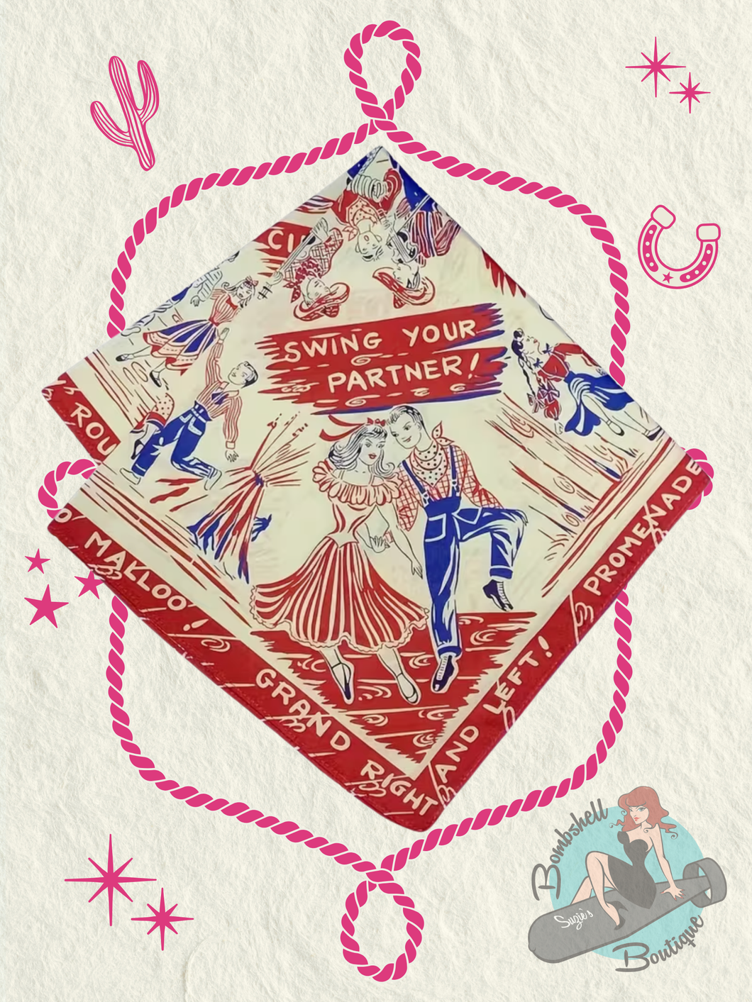 Square Dance Bandana