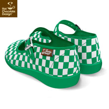 Chocolaticas® CHECKERS GREEN Women's Mary Jane Flat 🎀ONLINE EXCLUSIVE🎀