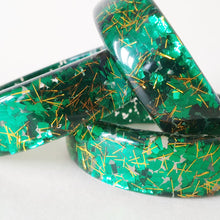 Bow & Crossbones Billie Lucite Confetti Bracelet - Mojito