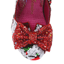 Irregular Choice Nick of Time Shoes - Red & White