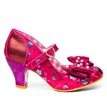 Irregular Choice Snow Drop Shoes - Red/Burgundy