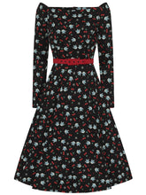 Collectif Meg Swallows & Cherries Swing Dress
