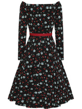 Collectif Meg Swallows & Cherries Swing Dress