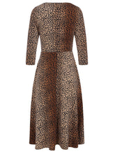 Collectif Minda Leopard Swing Dress