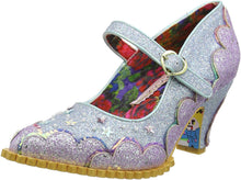 Irregular Choice Shortie Bread Shoes Lavender & Blue Irregular Choice Canada sparkly blue and purple glitter maryjane shoes with stars weird wedding shoes quirkly bridal shoes retro vintage altfashion pinup rockabilly fashion footwear Canadian Pin-Up Shop Suzie's Bombshell Boutique Port Dover