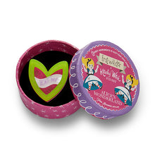 Erstwilder Kitschy Witch Alice's Wonderland Eat Me Mini Brooch