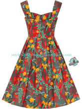 Collectif Jill Jungle Floral Swing Dress