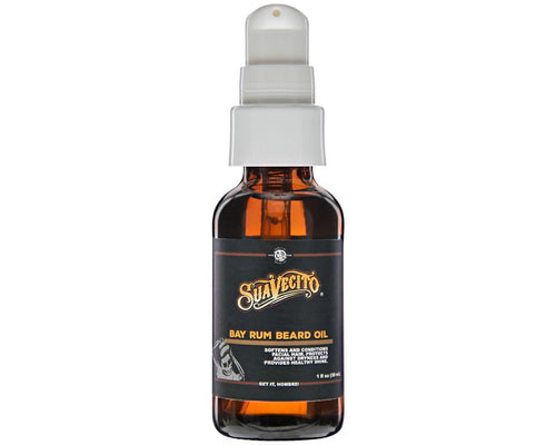 Suavecito Bay Rum Beard Oil Suavacito Suavacita Canada mens grooming beard oil bearded rockabilly greaser guy haircare products retro vintage pinup Canadian Pin-Up Shop Suzie's Bombshell Boutique Port Dover
