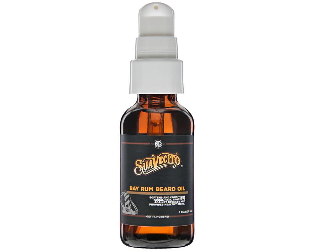 Suavecito Bay Rum Beard Oil Suavacito Suavacita Canada mens grooming beard oil bearded rockabilly greaser guy haircare products retro vintage pinup Canadian Pin-Up Shop Suzie's Bombshell Boutique Port Dover